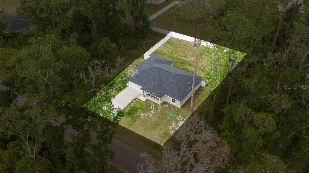 Aerial View - 6962 SE 124th ST, BELLEVIEW FL 34420