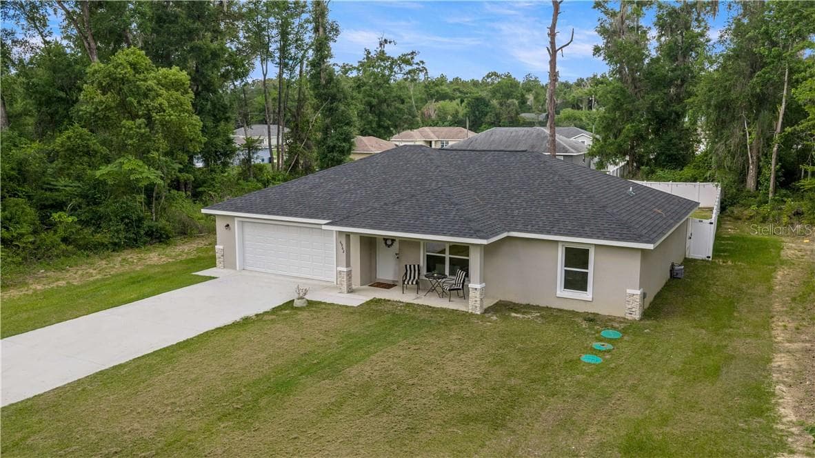 Aerial View - 6962 SE 124th ST, BELLEVIEW FL 34420