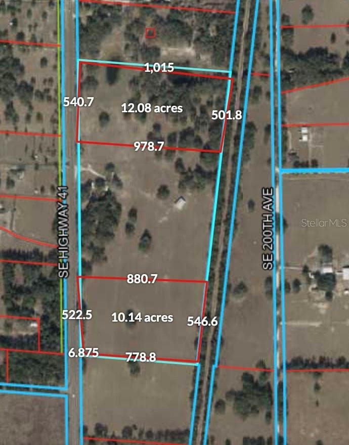 Showing location of 2 parcels available. - 6851 SE HIGHWAY 41, MORRISTON