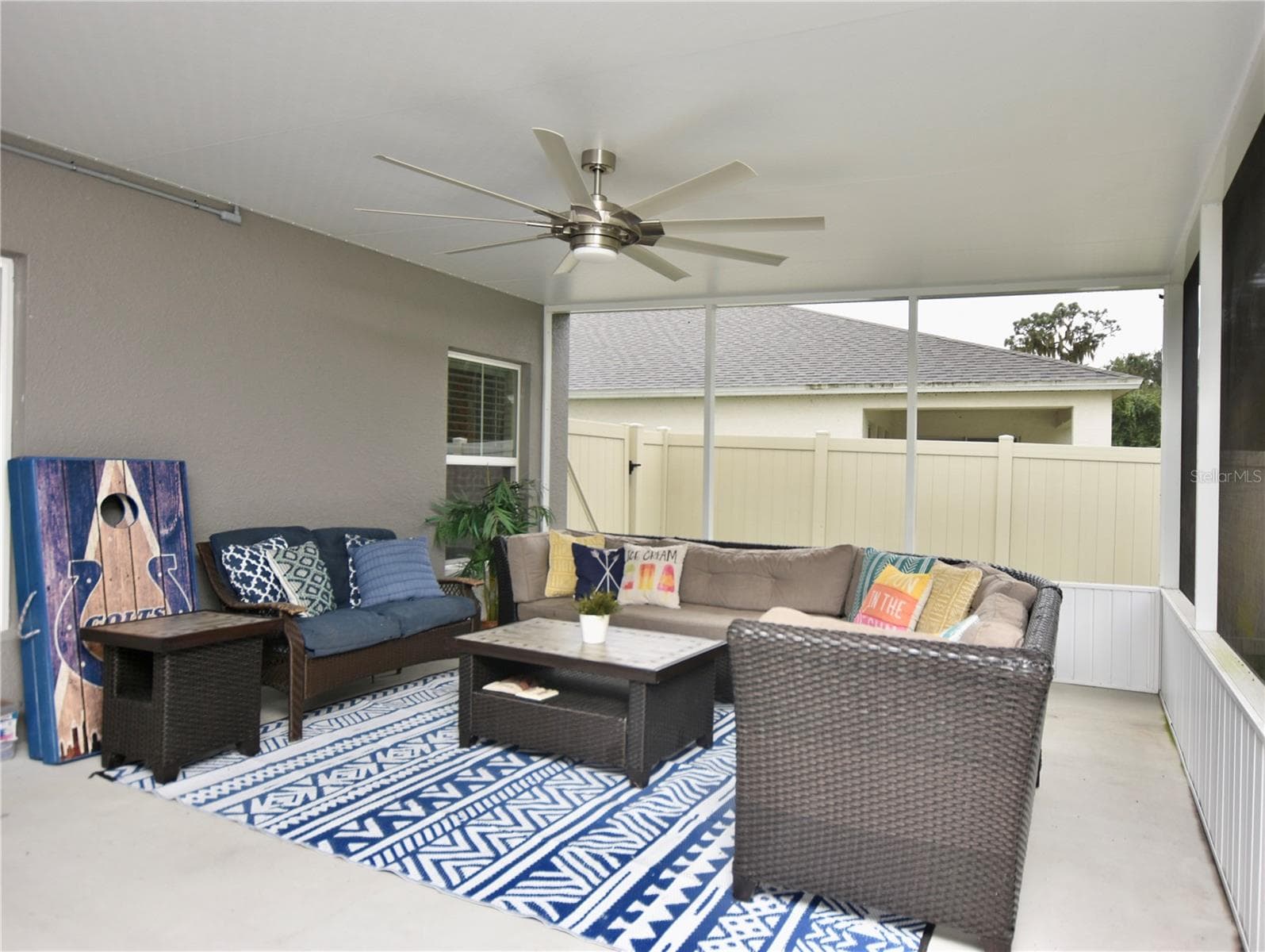 Covered Lanai with elite roof - 5685 ARLINGTON RIVER DR, LAKELAND