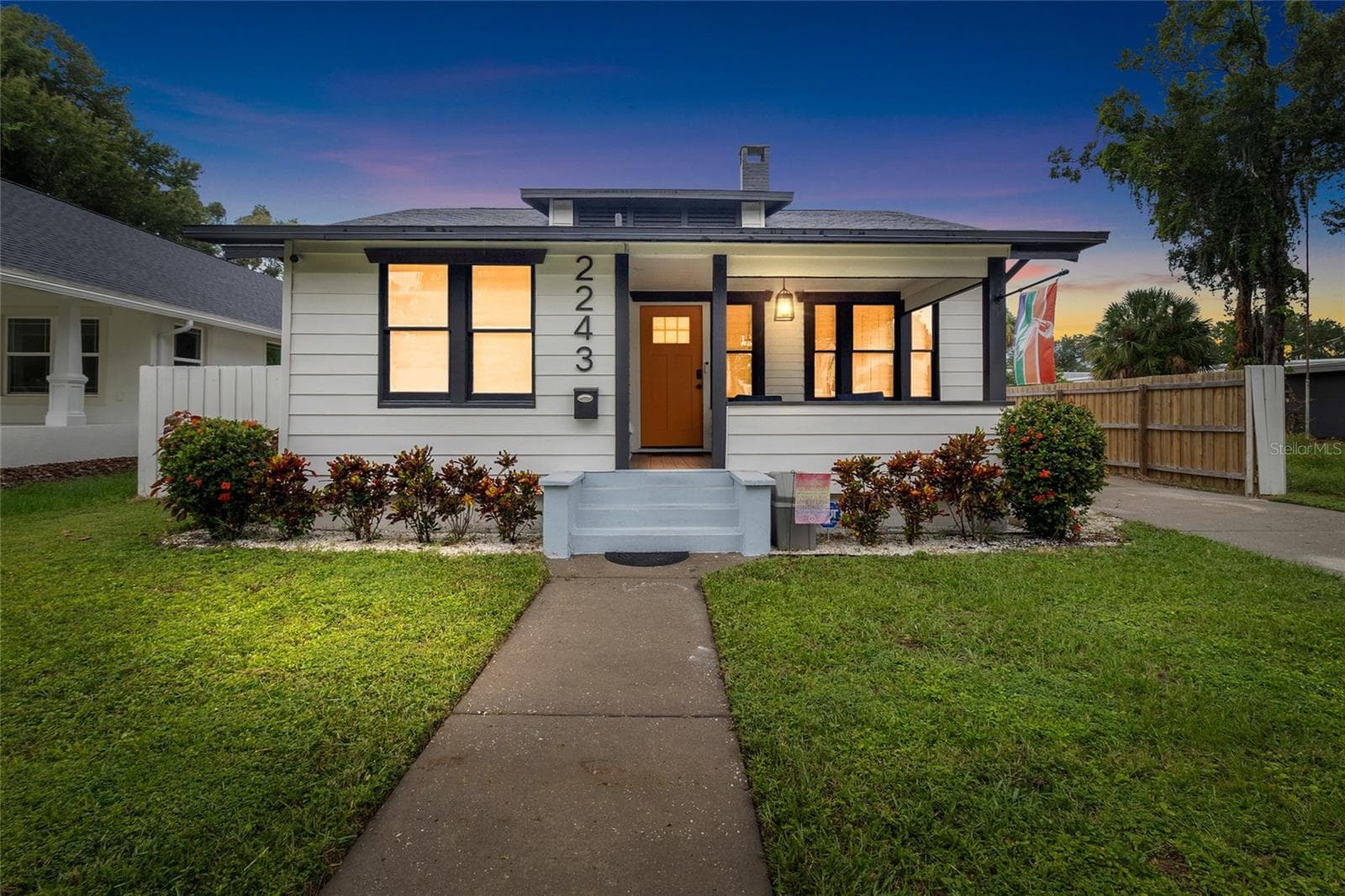 Dusk lighting by photographer. (virtual enhanced) - 2243 HIGHLAND ST S, ST PETERSBURG