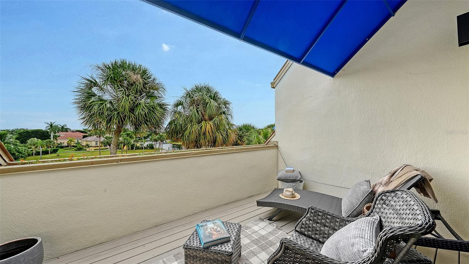 LARGE SUNRISE TERRACE IN THE 4TH BEDROOM/OFFICE - 1916 HARBOURSIDE DR #804, LONGBOAT KEY