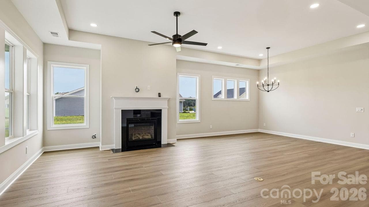 Great Room with Fireplace - 205 Marina Bay Trail, Locust