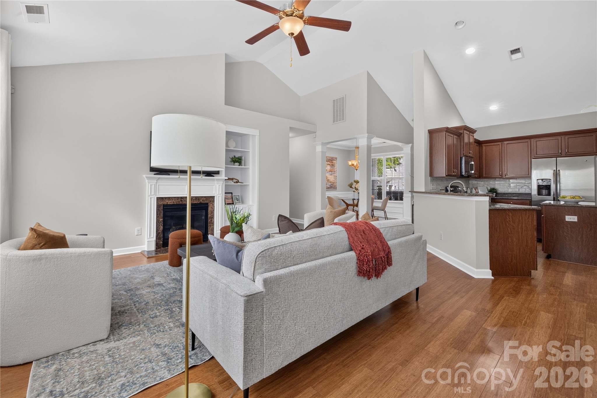 Living Room - 17119 Caldwell Track Drive, Huntersville