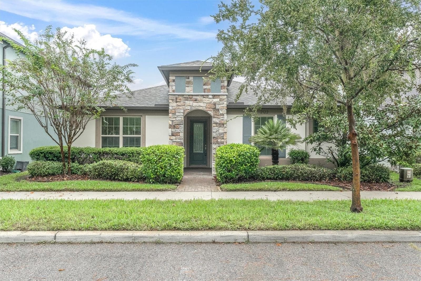 Front exterior and lawn - 2122 LONG SPUR, ODESSA