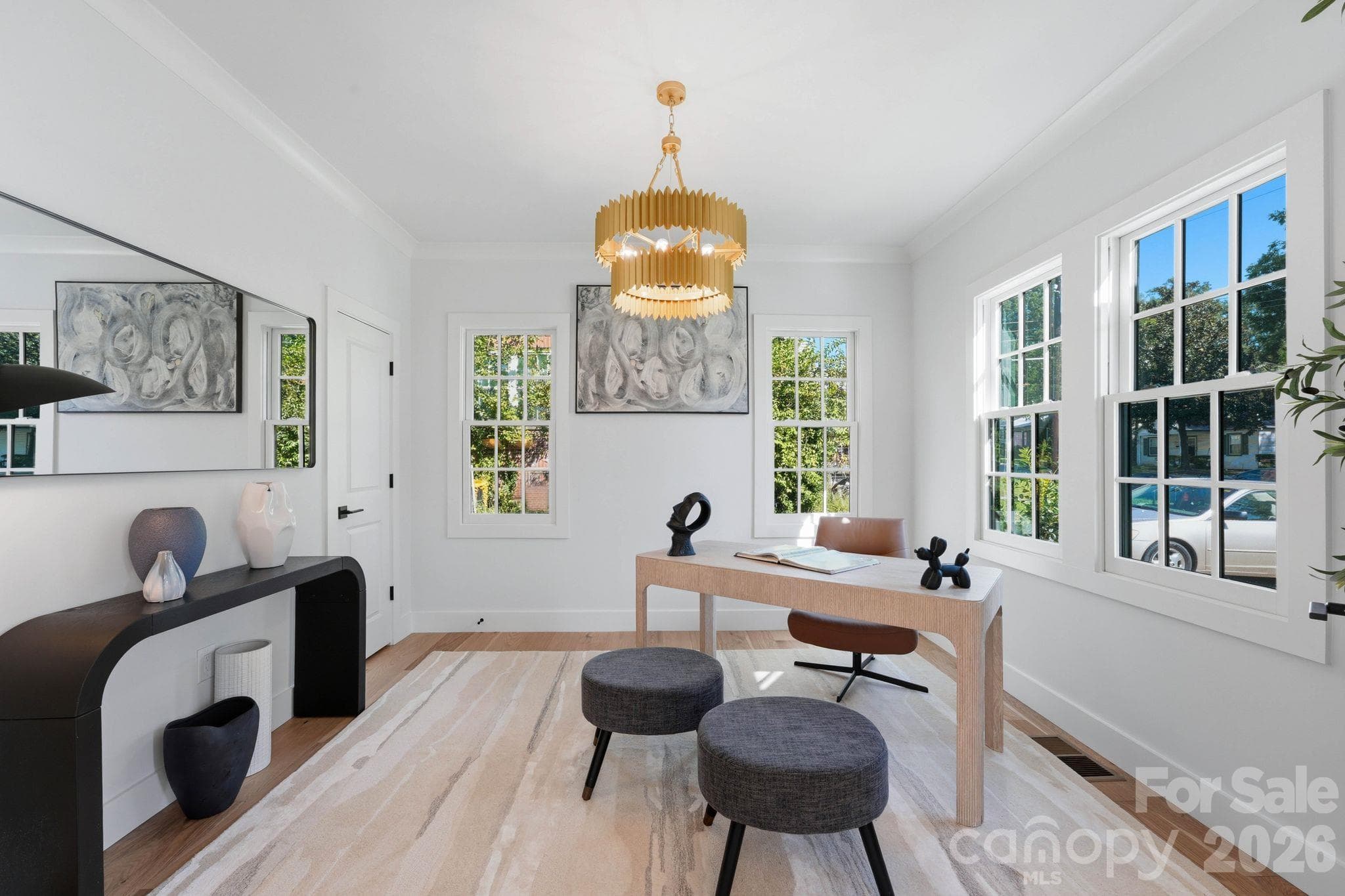 Home office / main-level guest bedroom - 1740 Merriman Avenue, Charlotte