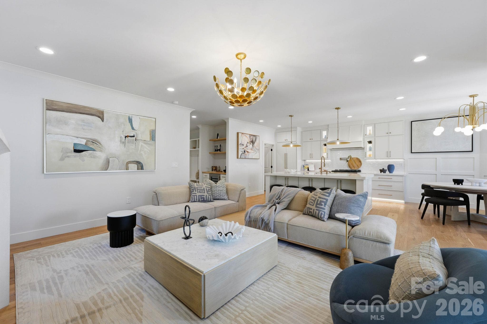 Living room - 1740 Merriman Avenue, Charlotte