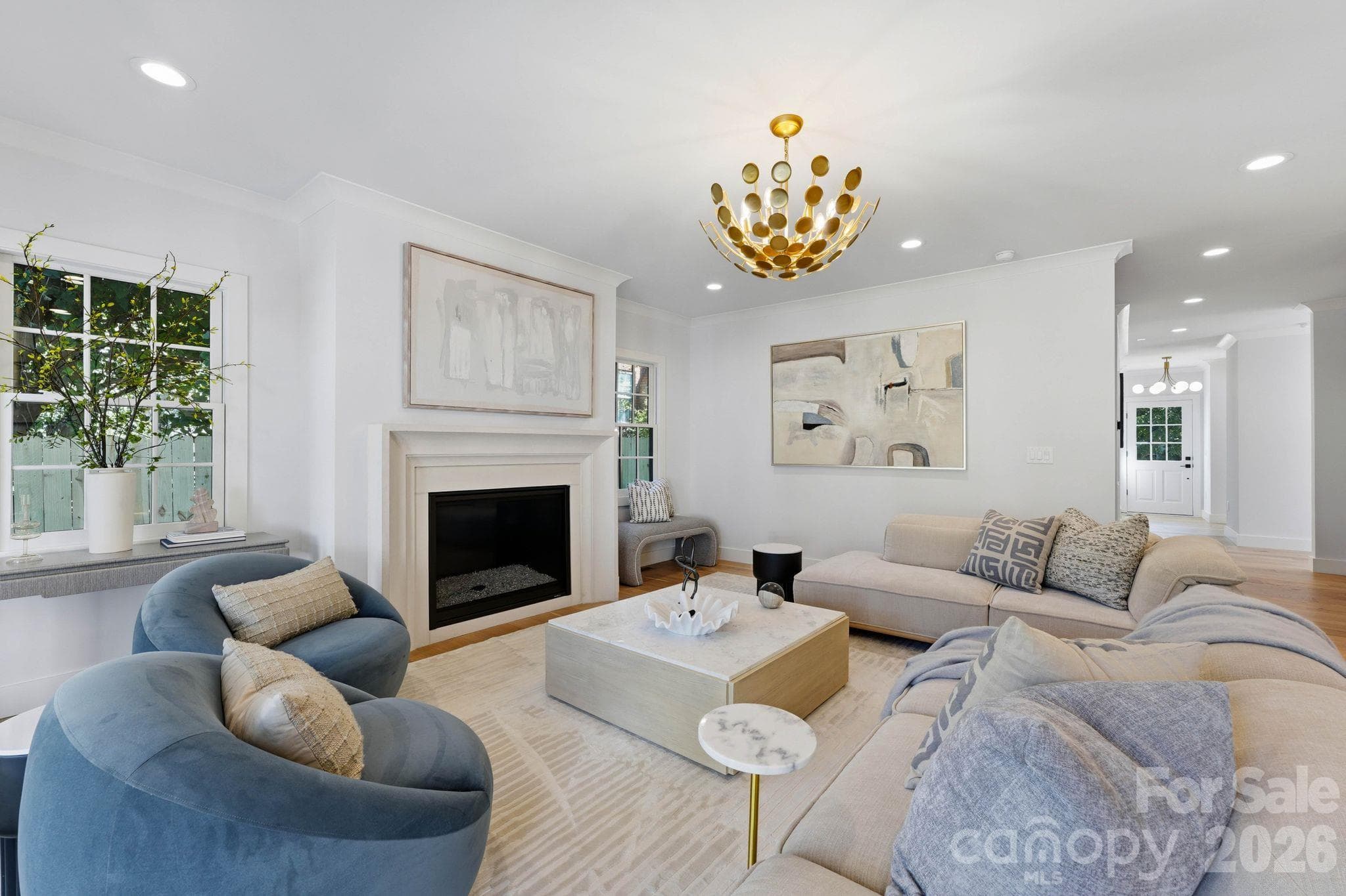 Living room - 1740 Merriman Avenue, Charlotte