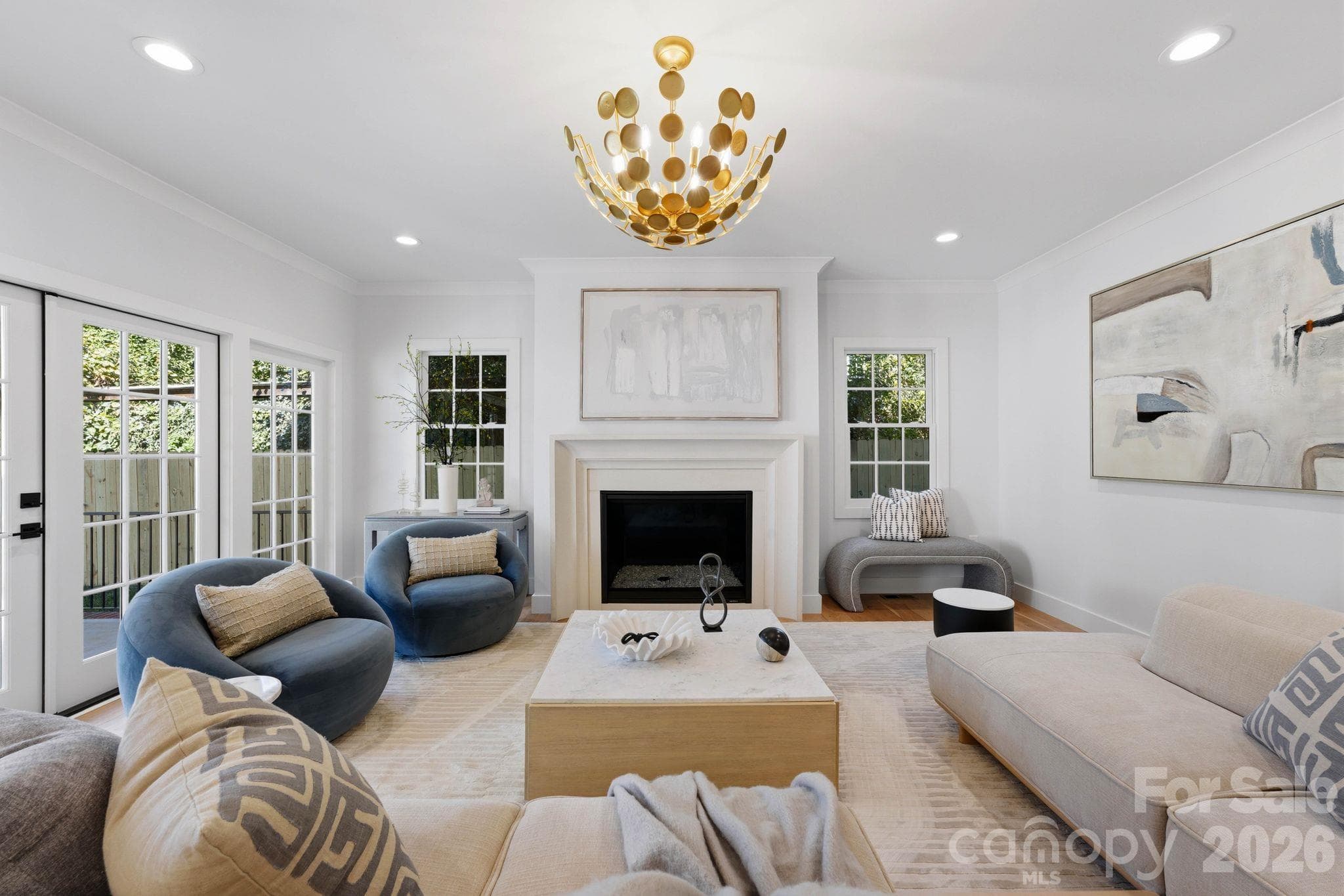 Living room - 1740 Merriman Avenue, Charlotte
