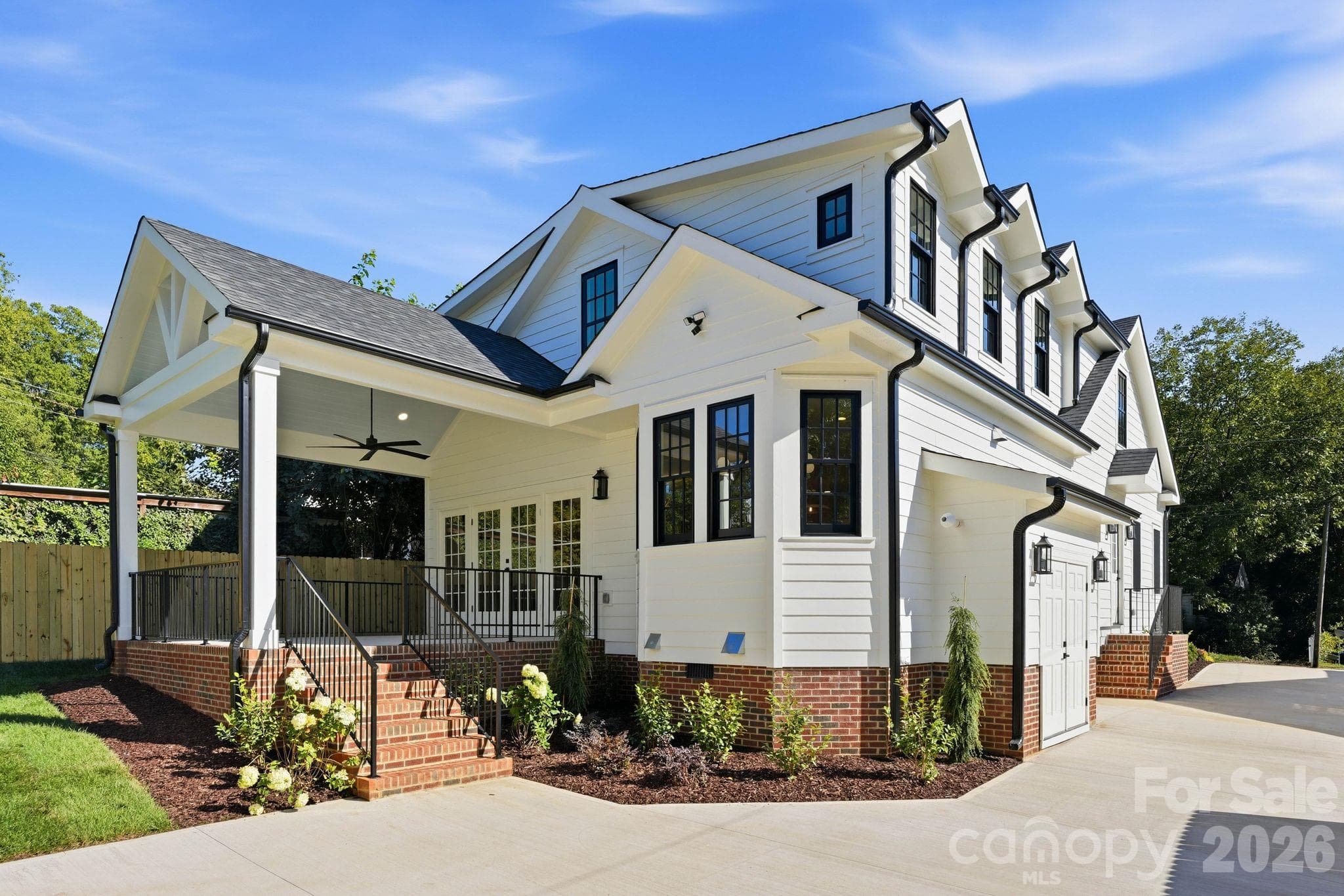 Rear daytime exterior - 1740 Merriman Avenue, Charlotte