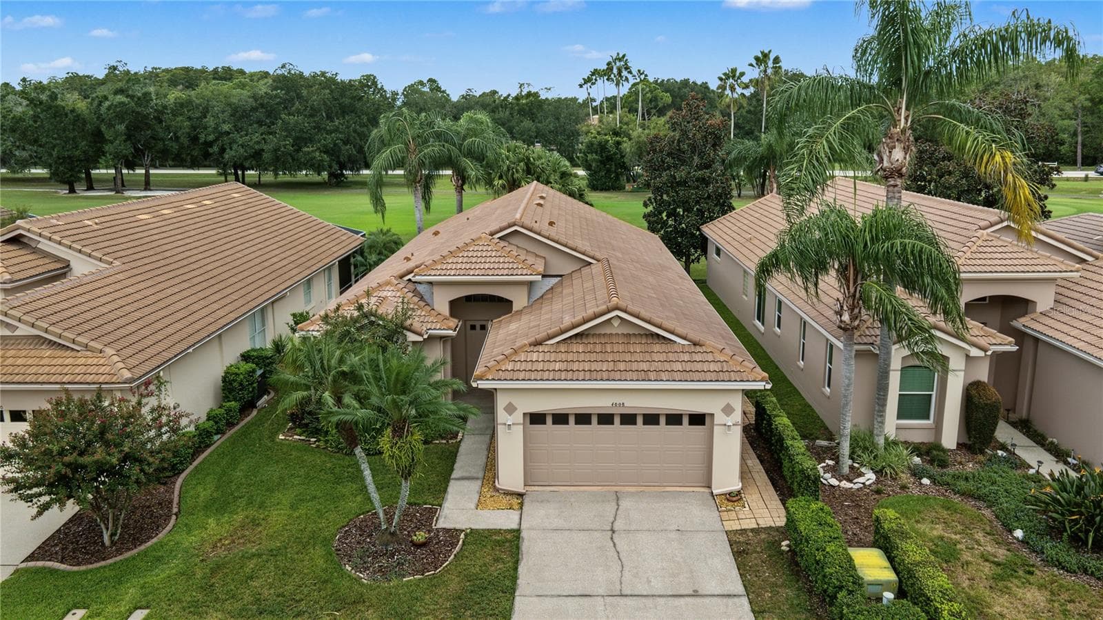 Aerial View - 4008 SILK OAK LN, PALM HARBOR