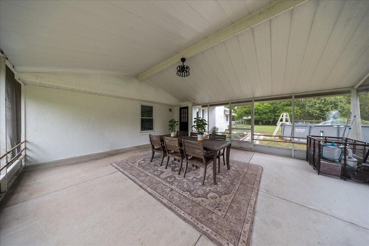 Back Covered Patio - 14871 SE 41ST CT, SUMMERFIELD