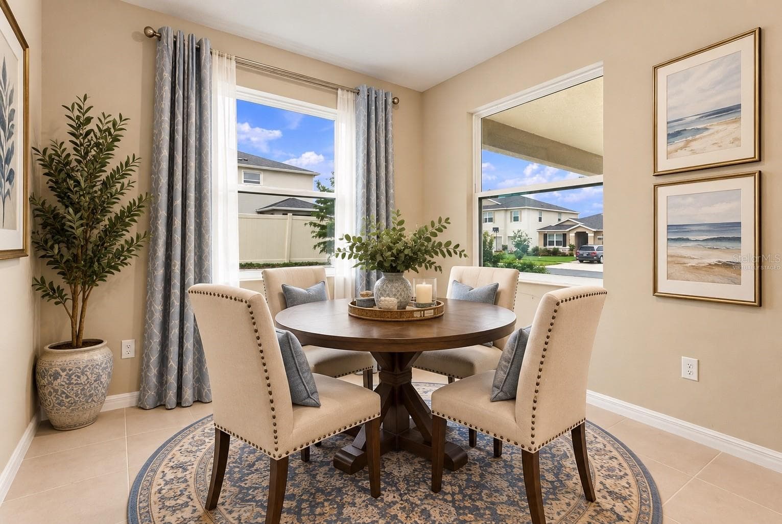 Eat-in Kitchen-Virtually staged - 32337 CONCHSHELL SAIL ST, WESLEY CHAPEL
