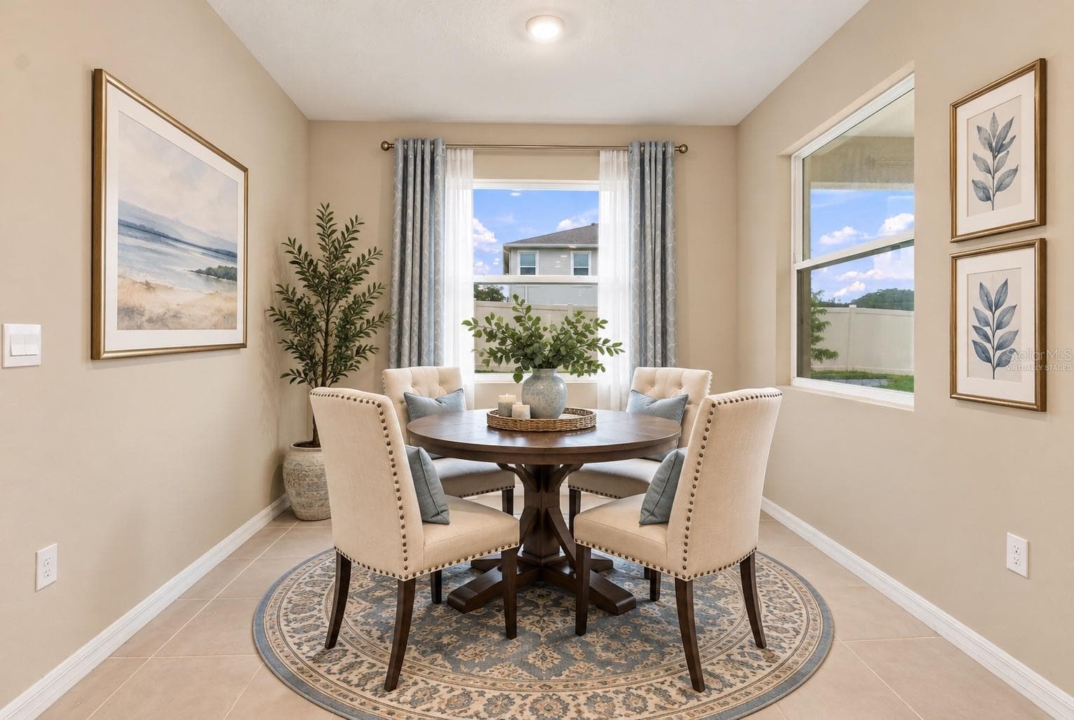 Eat-in Kitchen-Virtually staged - 32337 CONCHSHELL SAIL ST, WESLEY CHAPEL