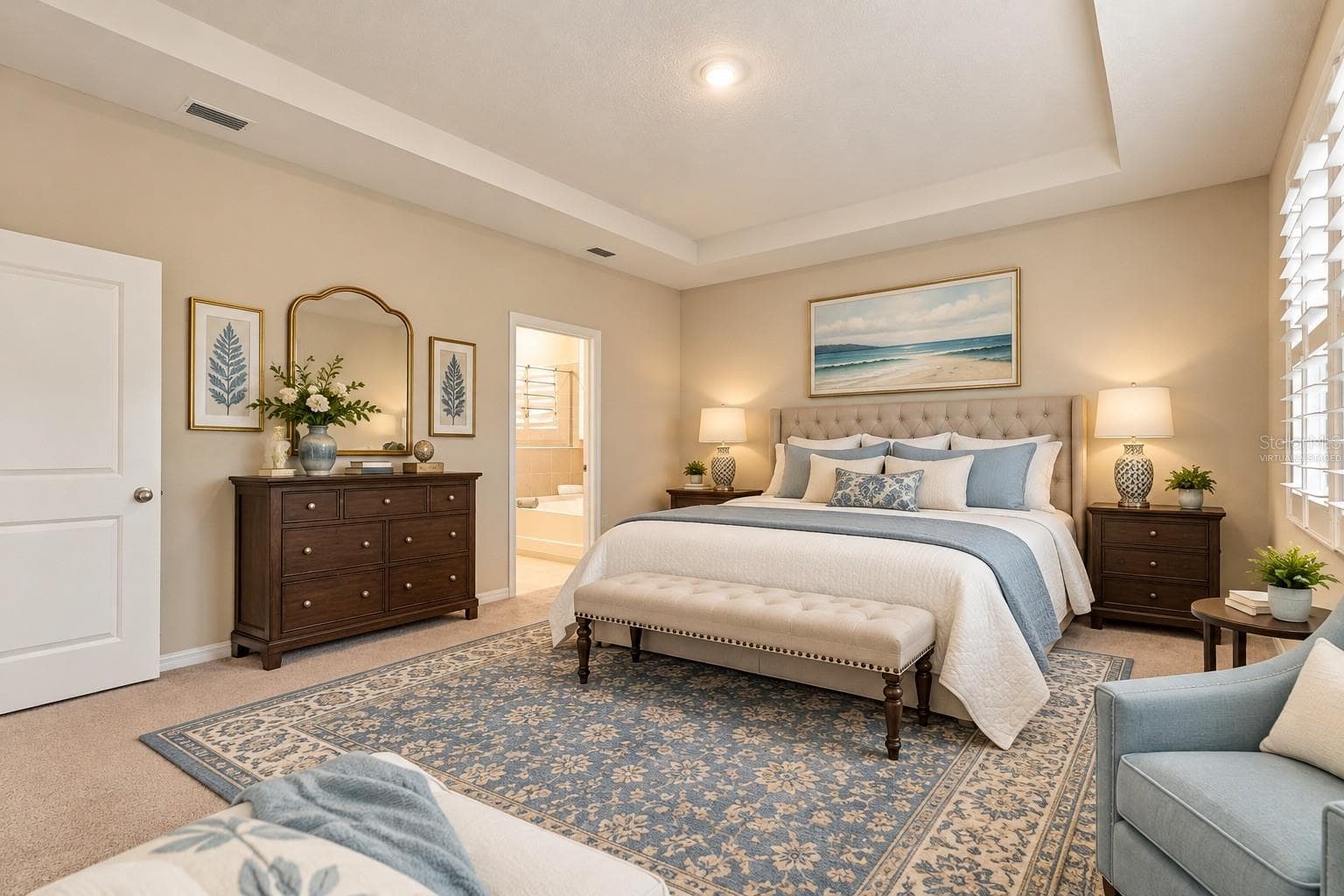 Primary Bedroom-Virtually Staged - 32337 CONCHSHELL SAIL ST, WESLEY CHAPEL