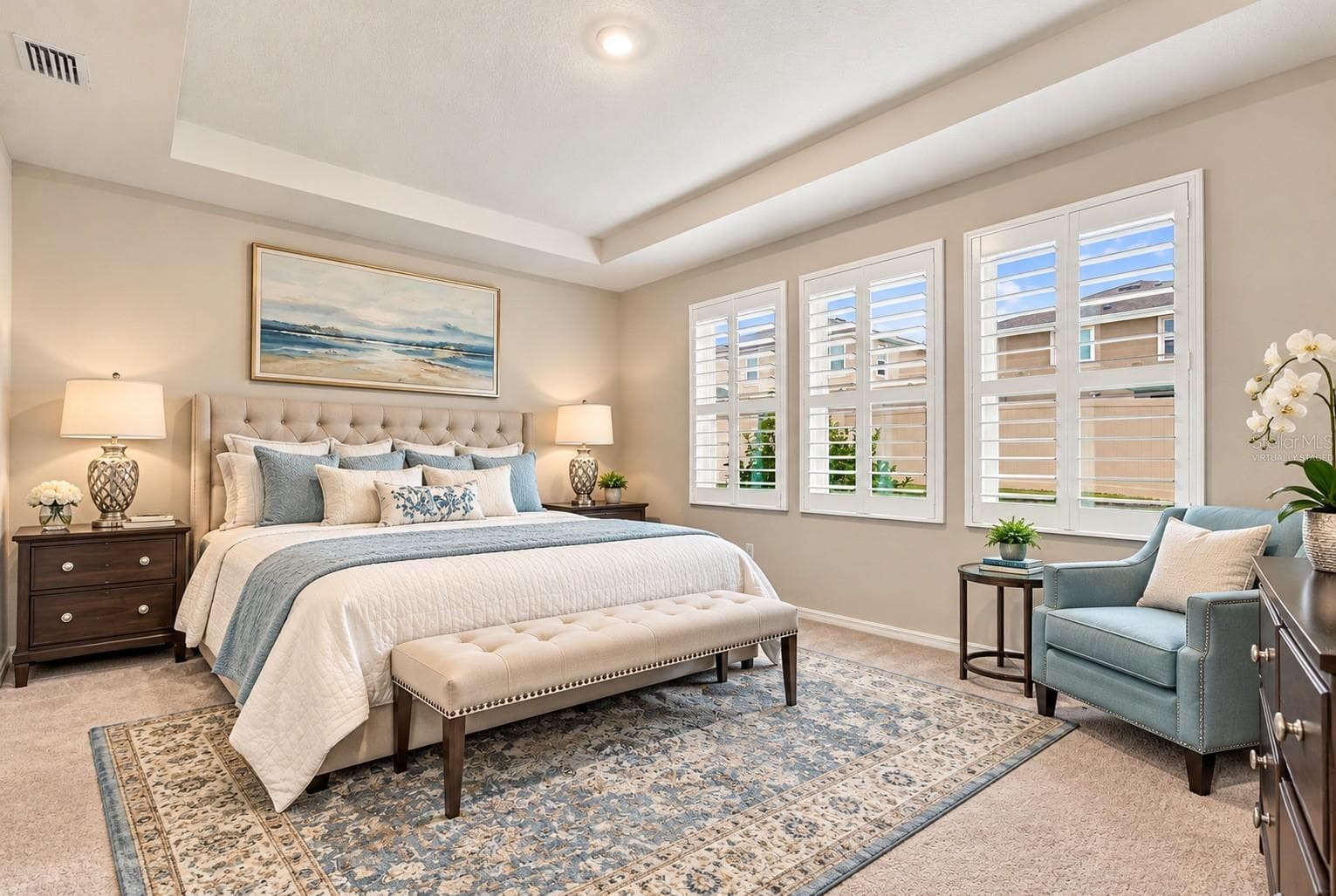 Primary Bedroom-Virtually Staged - 32337 CONCHSHELL SAIL ST, WESLEY CHAPEL