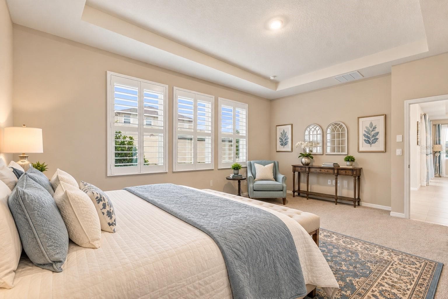 Primary Bedroom-Virtually Staged - 32337 CONCHSHELL SAIL ST, WESLEY CHAPEL