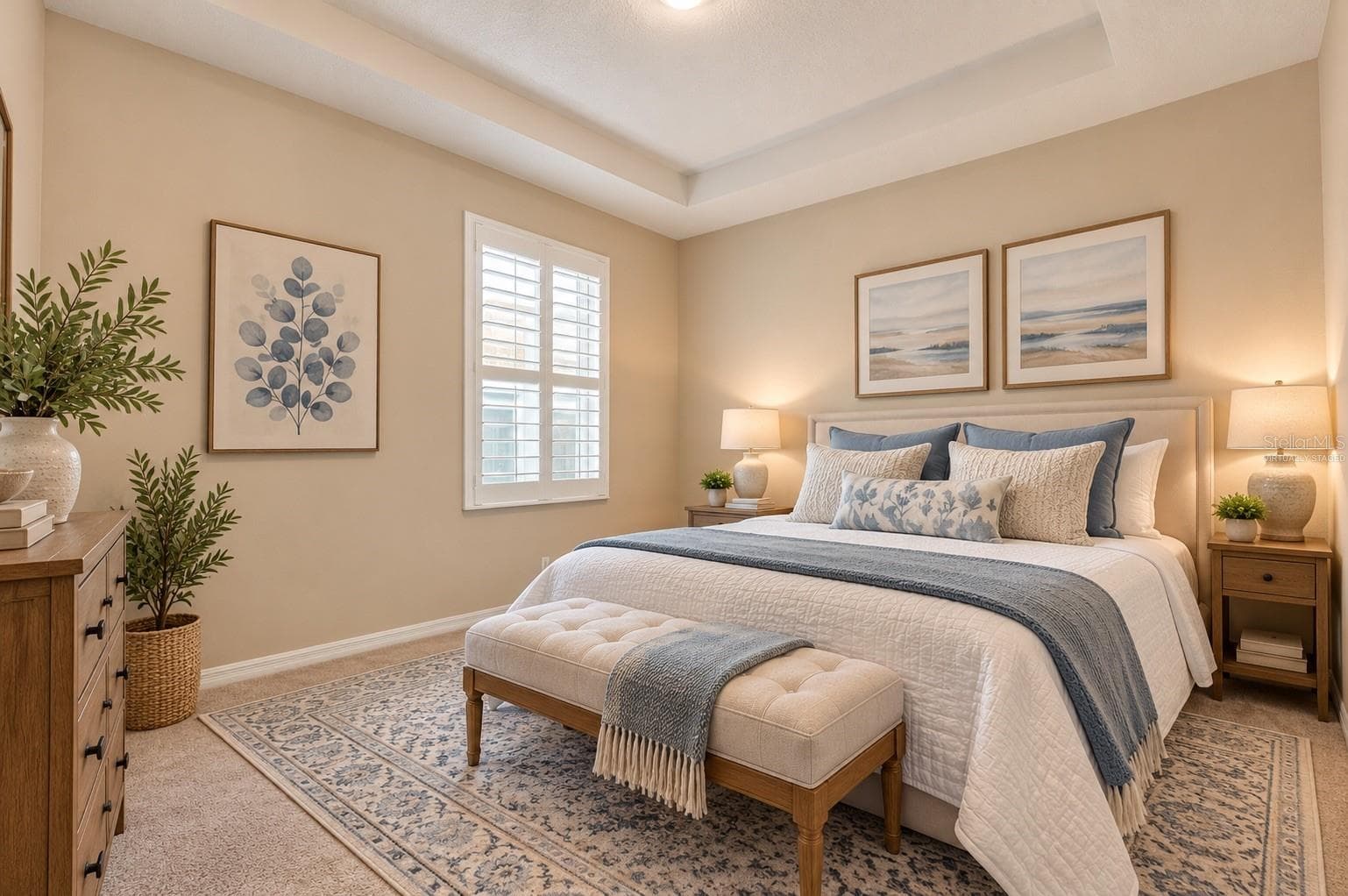 In law suite bedroom-Virtually Staged - 32337 CONCHSHELL SAIL ST, WESLEY CHAPEL
