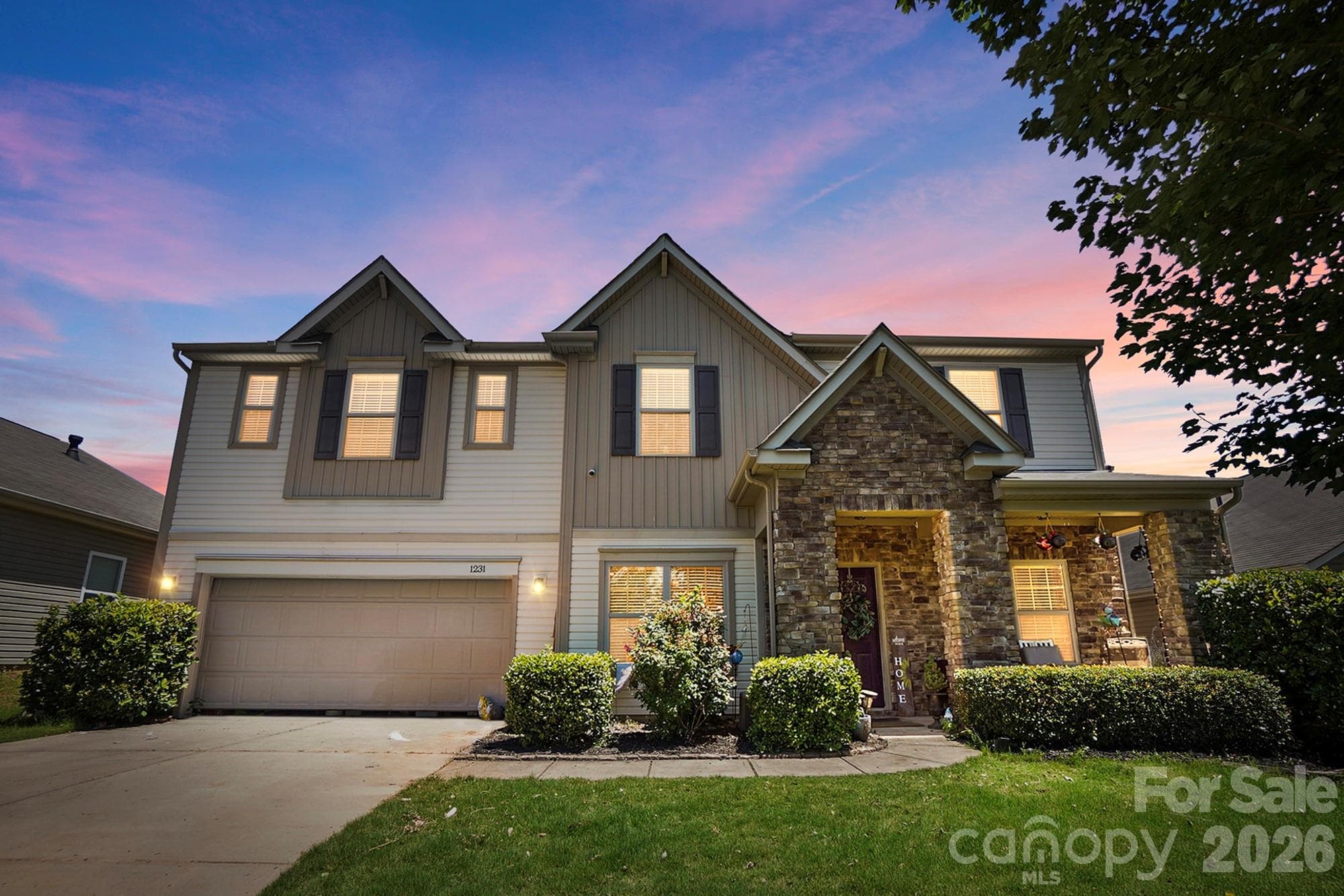 Front of Home - 1231 Tranquil Falls Lane, Matthews