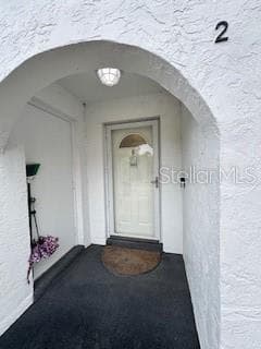 front door and outside storage - 910 BIG TREE RD #7-2, SOUTH DAYTONA