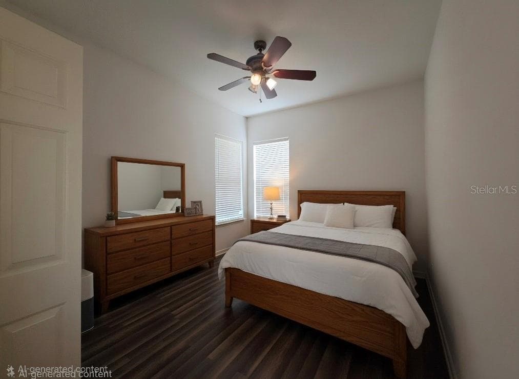 Attached Apartment Bedroom Furnished - 779 E CHAPMAN RD, OVIEDO