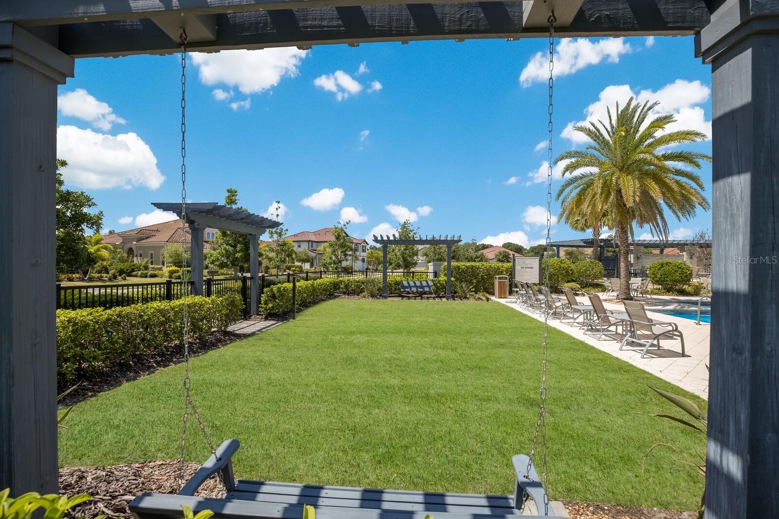 VILLA POOL AND PARK AREA - 2324 SPRINGHAVEN LN, LAKEWOOD RANCH