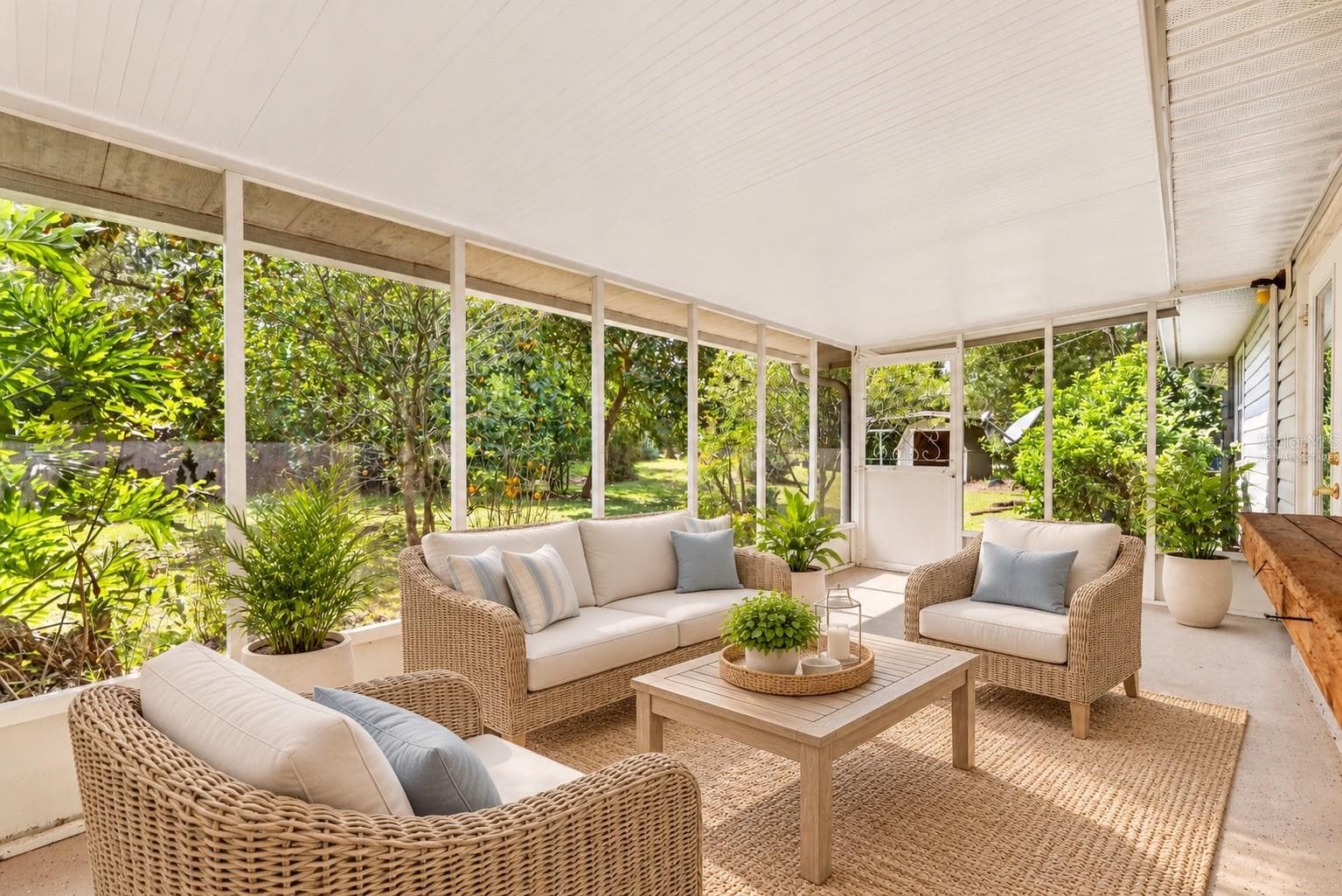 Screened Lanai Virtually Staged - 6542 SW COUNTY RD 100A, STARKE