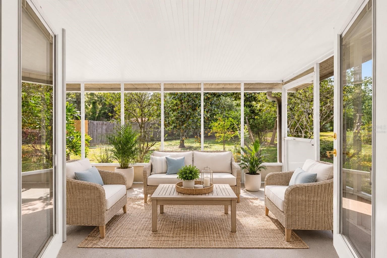 Screened Lanai Virtually Staged - 6542 SW COUNTY RD 100A, STARKE
