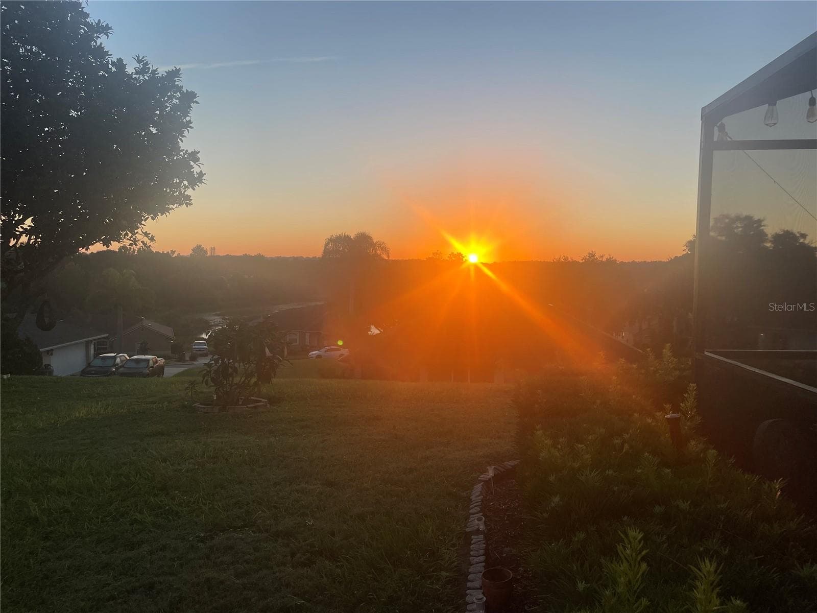 Sunrise view from north side of house - 11413 ALAMEDA SANDRA DR, CLERMONT