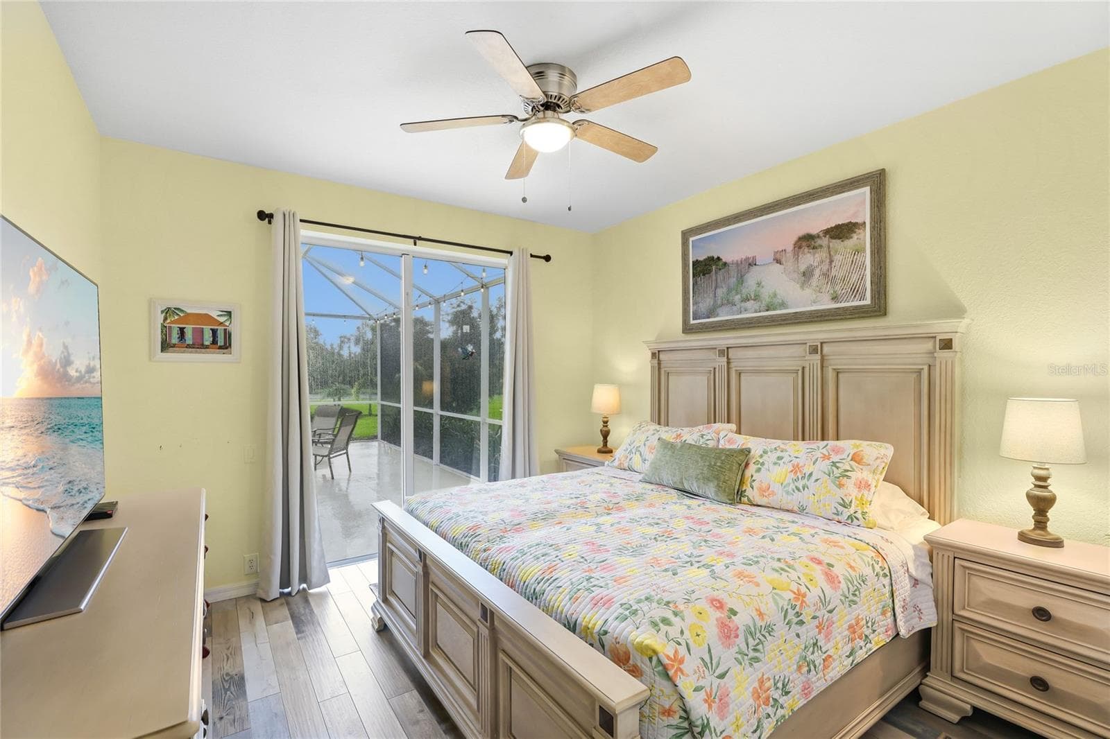 Guests also enjoy a poolside view from the opposite side of the house. - 3306 LITTLE COUNTRY RD, PARRISH