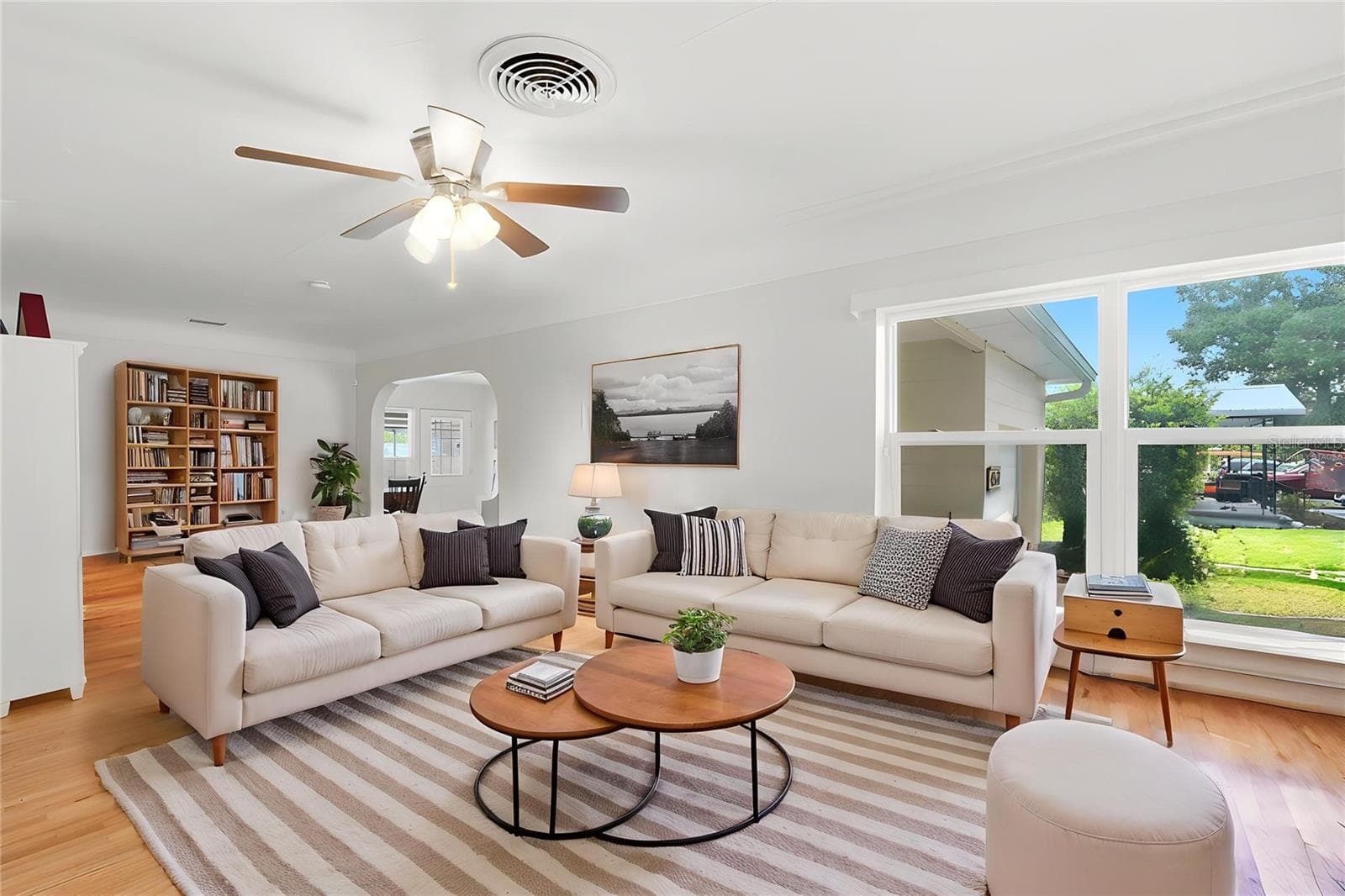 Virtually Staged Living Room - 4567 25TH AVE N, ST PETERSBURG