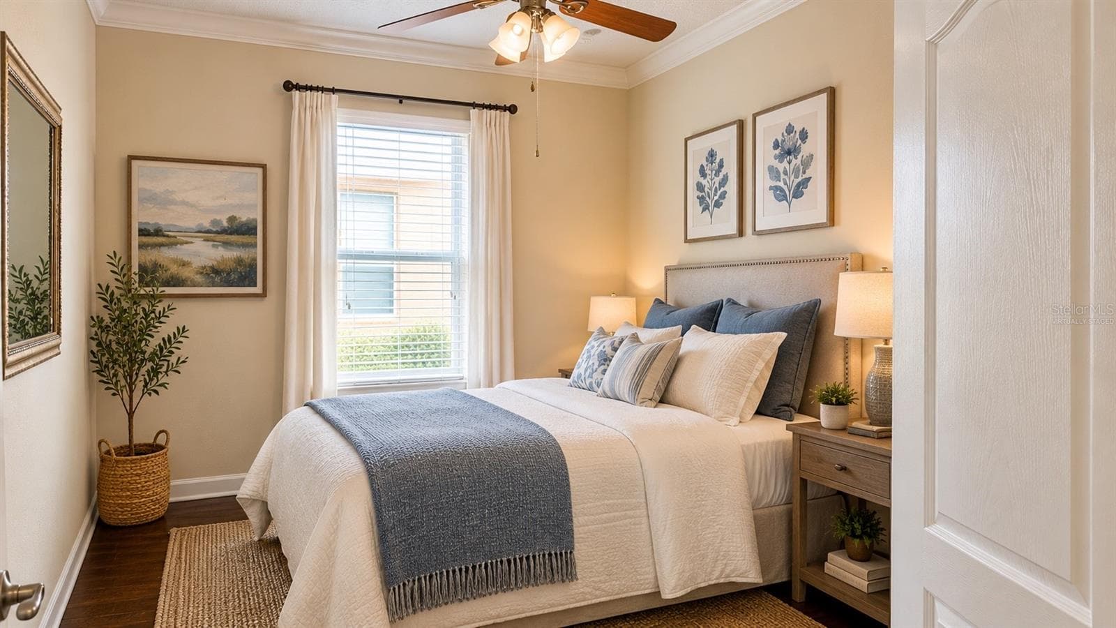 VIRTUALLY STAGED 2ND BEDROOM WITH FURNITURE - 4056 SERENA LN, CLERMONT
