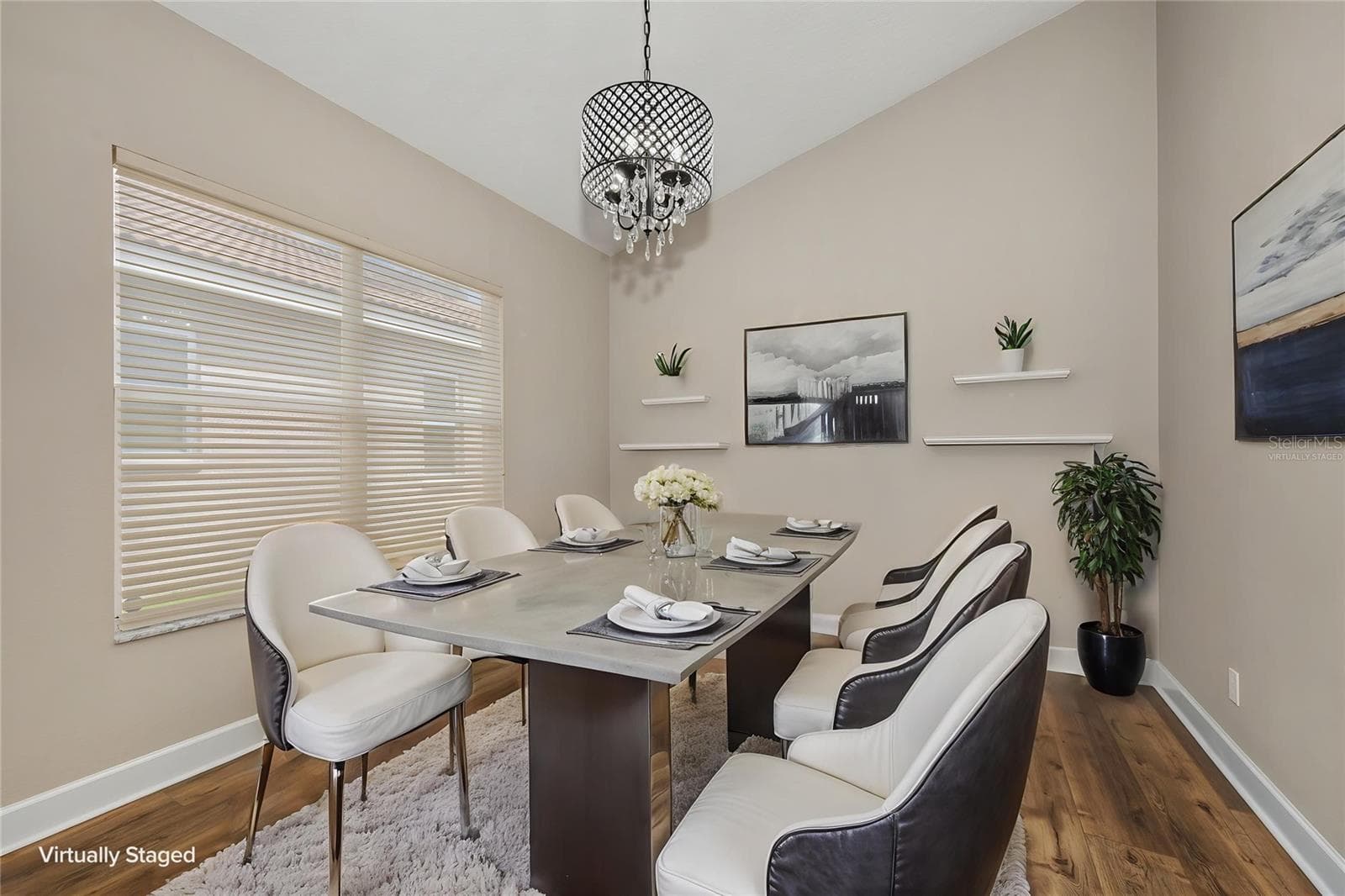 Dining Room Virtually Staged - 4008 SILK OAK LN, PALM HARBOR