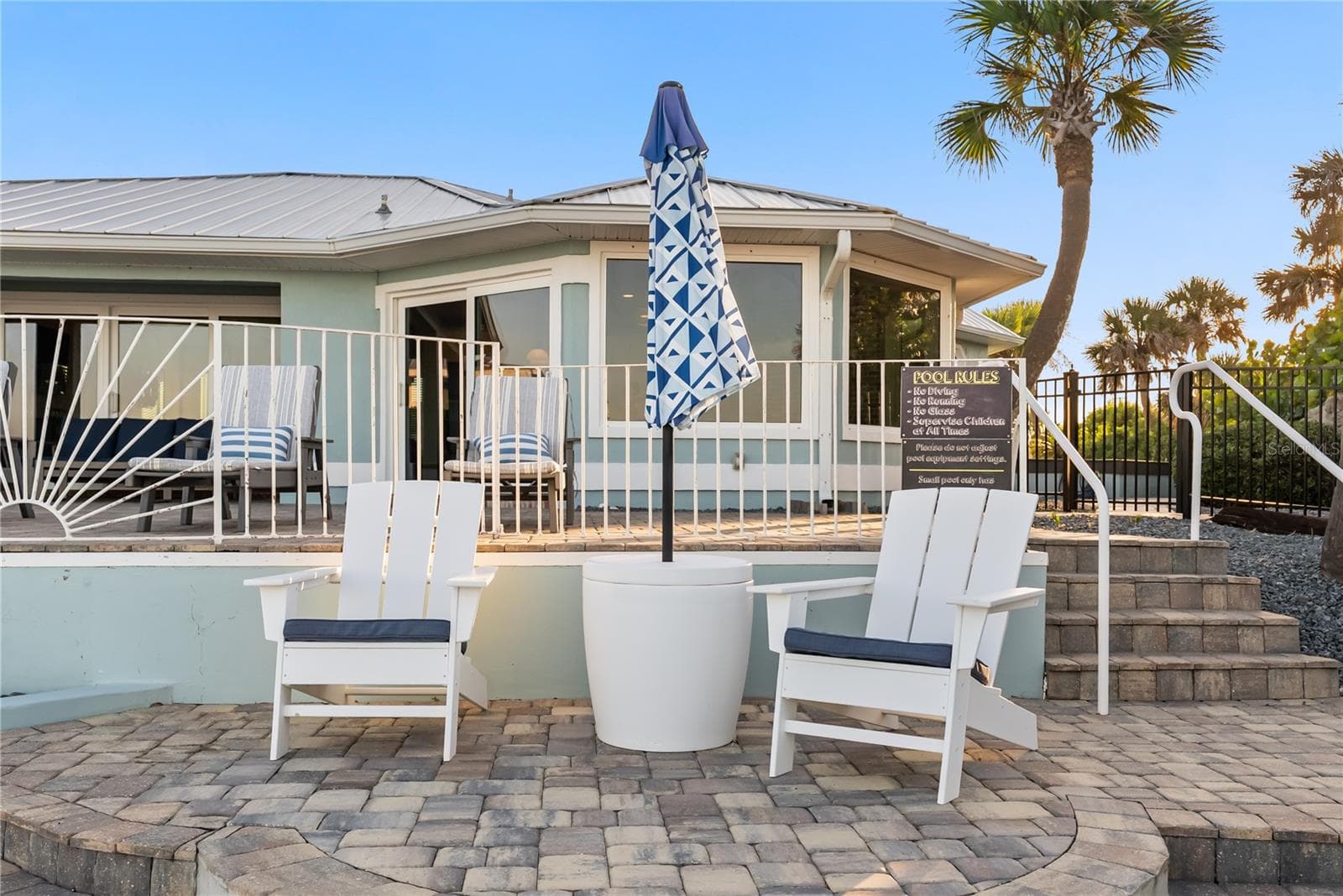 new poolNew oceanfront pool installed in 2024, featuring heating, a sun shelf, bubblers, and a 7-foot-deep end, with expansive patio space and panoramic Atlantic views. - 2707 S ATLANTIC AVE, DAYTONA BEACH SHORES