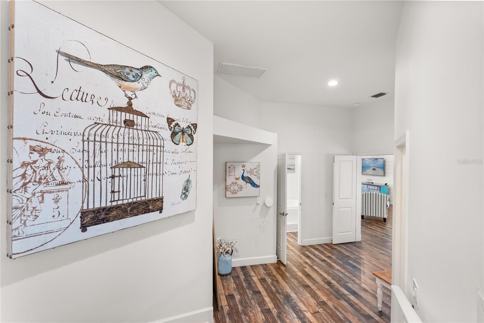 Master suite entrance with access to laundry room, ensuite bathroom and walk in closet - 2707 S ATLANTIC AVE, DAYTONA BEACH SHORES