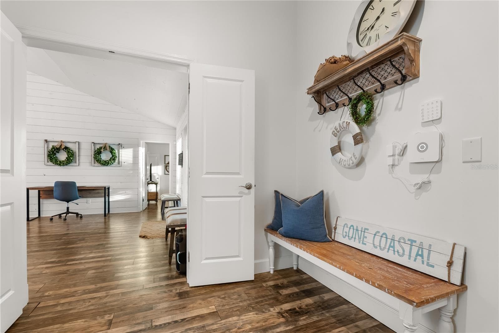 Master suite entrance with access to laundry room, ensuite bathroom and walk in closet - 2707 S ATLANTIC AVE, DAYTONA BEACH SHORES