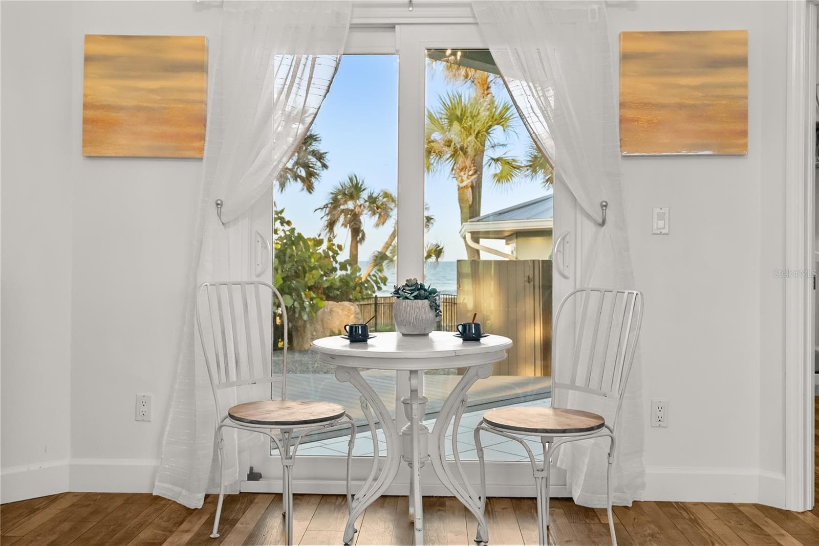 Ocean views for two from the master dinette - 2707 S ATLANTIC AVE, DAYTONA BEACH SHORES