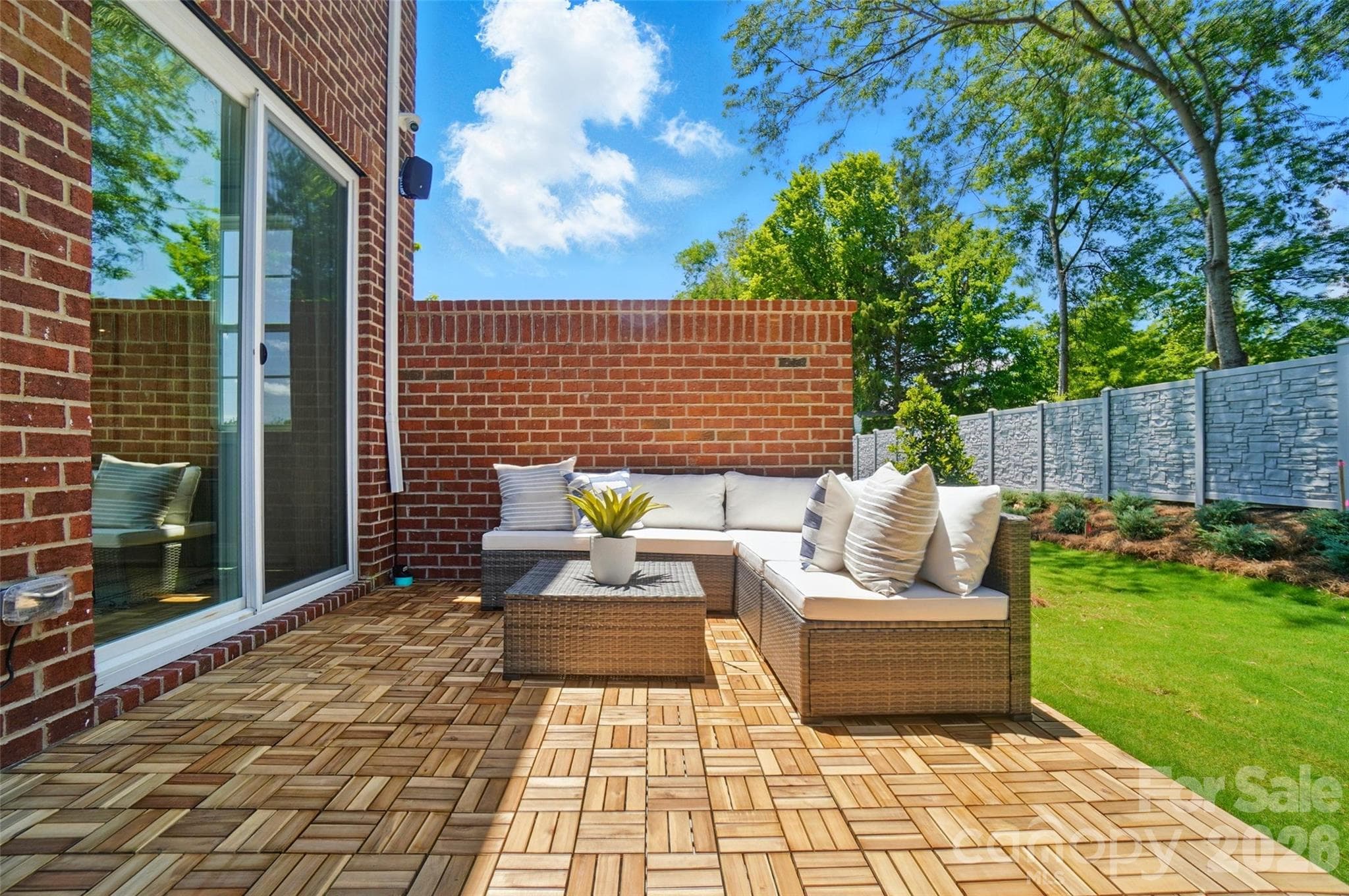 Patio of Model - 120029 Lavinia Lane, Charlotte