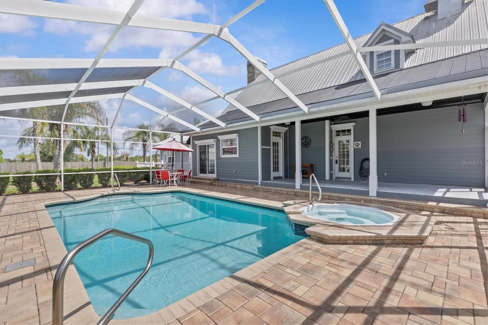 Solar Heated Pool & Spa - 195 SPRING LAKE HWY, BROOKSVILLE