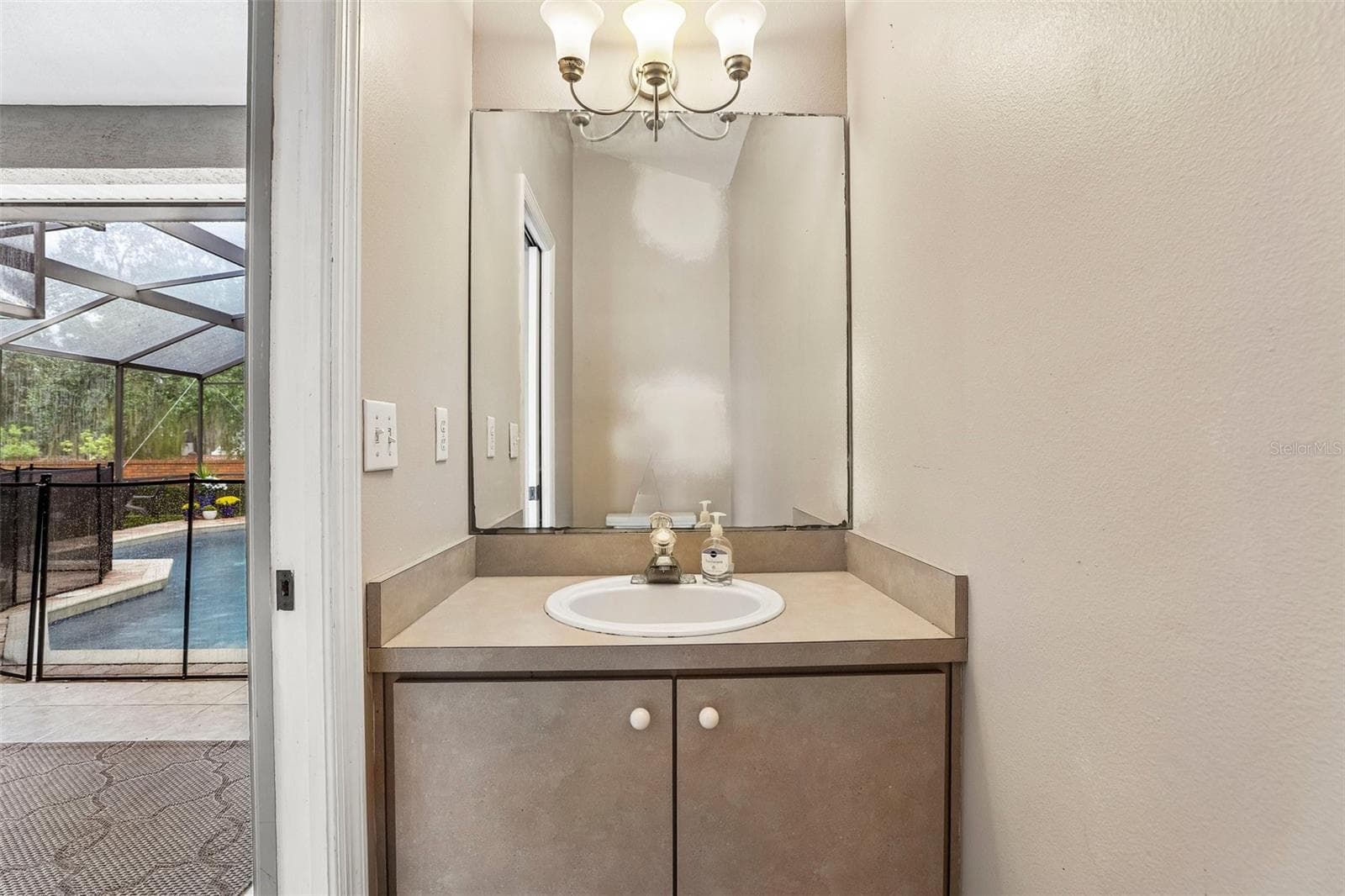 1/2 Bath on Pool Deck - 1522 EAGLE NEST CIR, WINTER SPRINGS