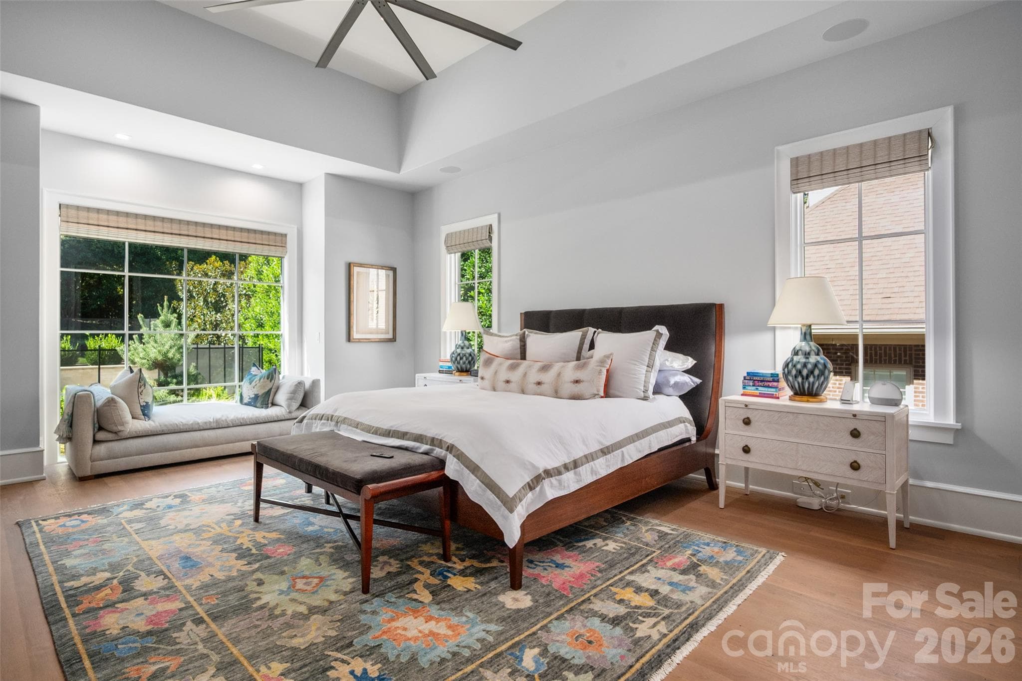 Primary bedroom main level - 2111 Cortelyou Road, Charlotte