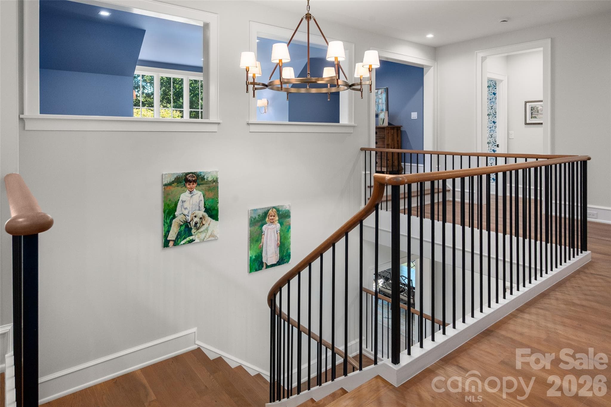 Main stair 2 - 2111 Cortelyou Road, Charlotte