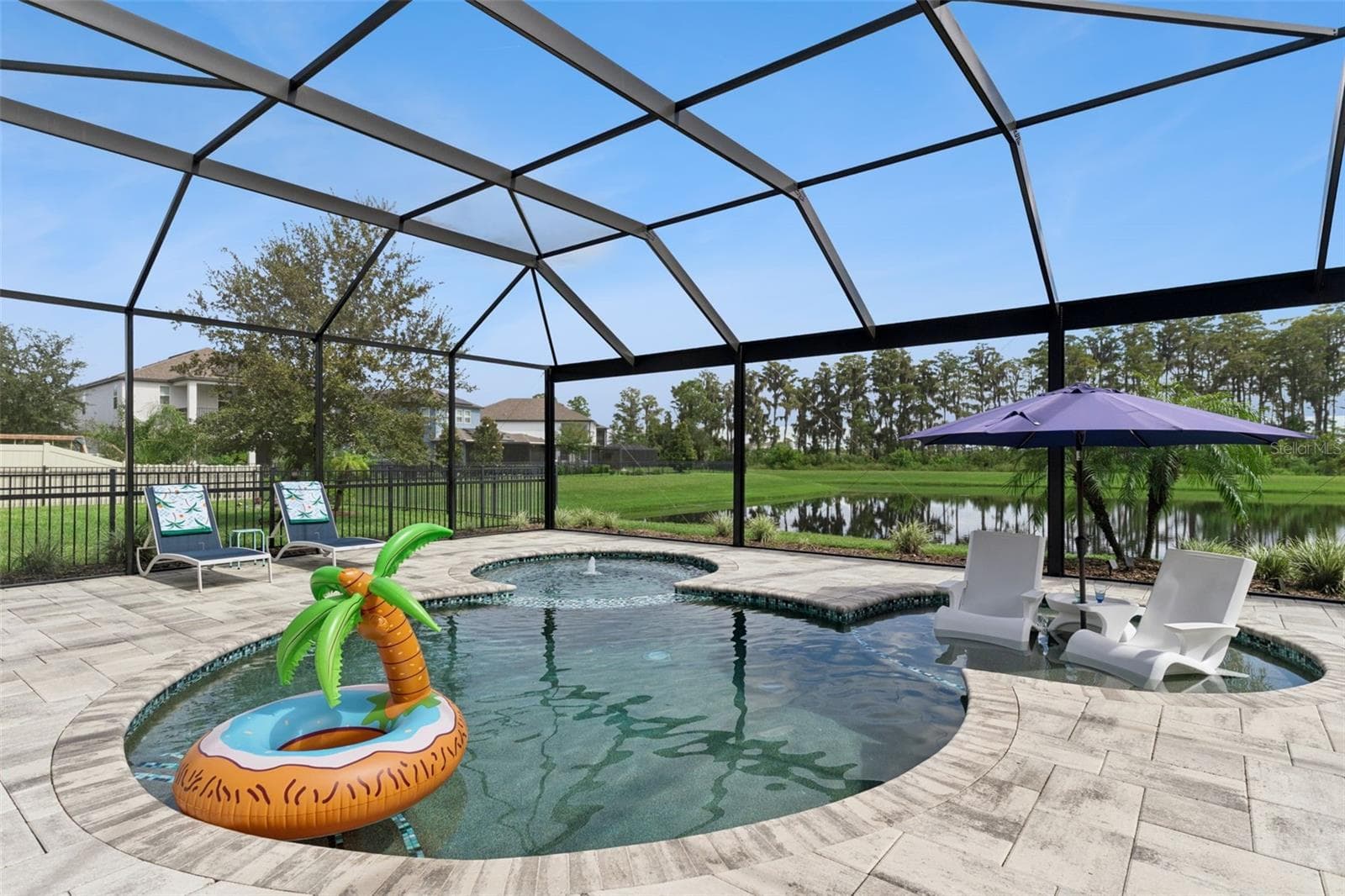Pool, Spa, & Sun Shelf - 13541 PARKFIELD WAY, WINTER GARDEN