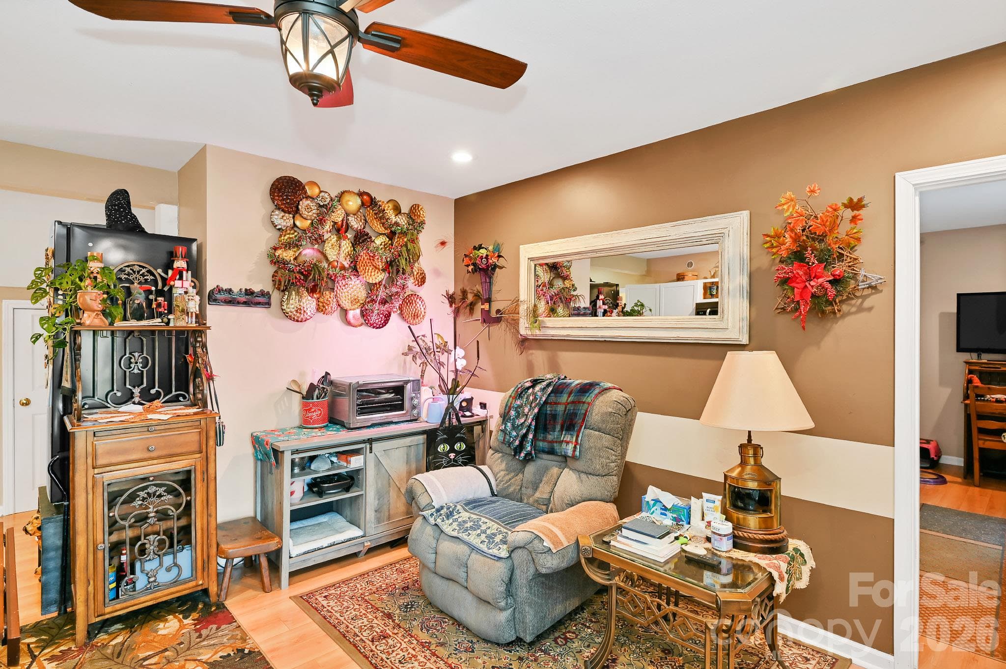 Basement living room - 230 Rivercrest Boulevard, Arden