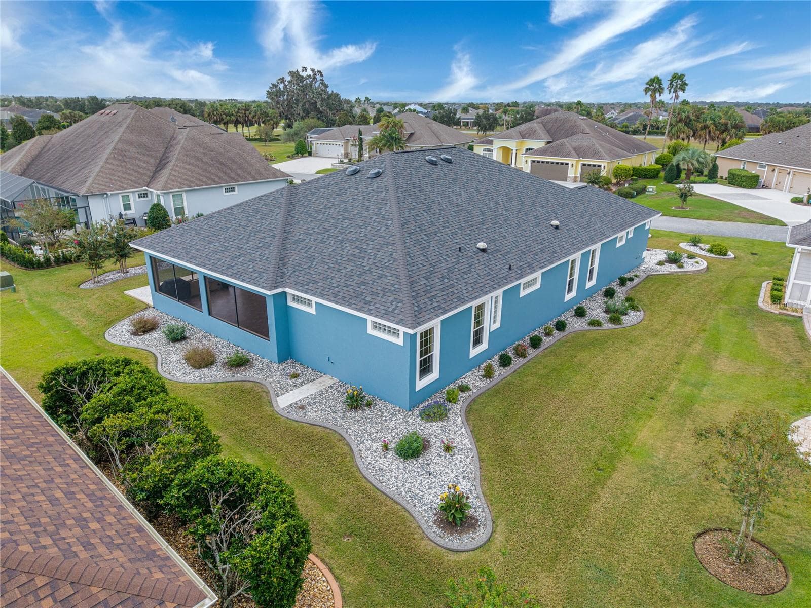 Aerial Left and Back - 2835 CEDAR GROVE LOOP, THE VILLAGES
