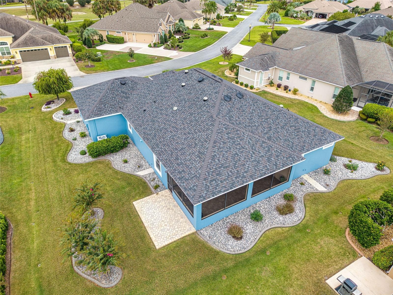 Aerial Back - 2835 CEDAR GROVE LOOP, THE VILLAGES