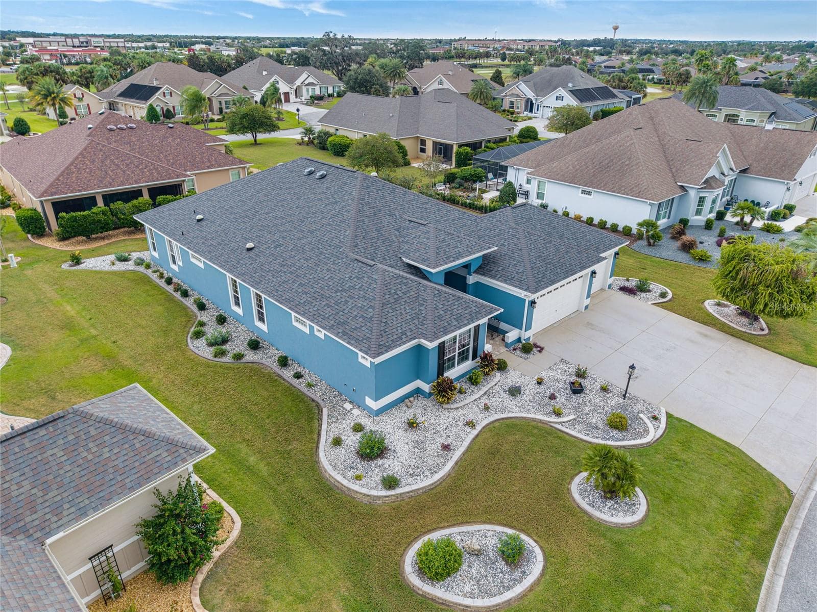 Aerial Front Left - 2835 CEDAR GROVE LOOP, THE VILLAGES