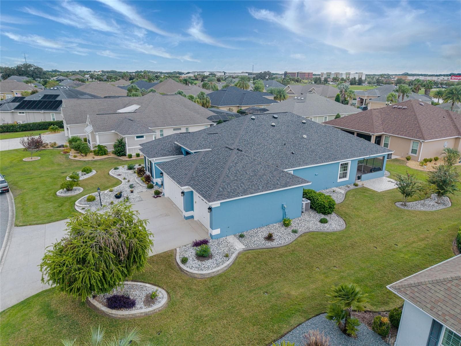 Aerial Front Right - 2835 CEDAR GROVE LOOP, THE VILLAGES