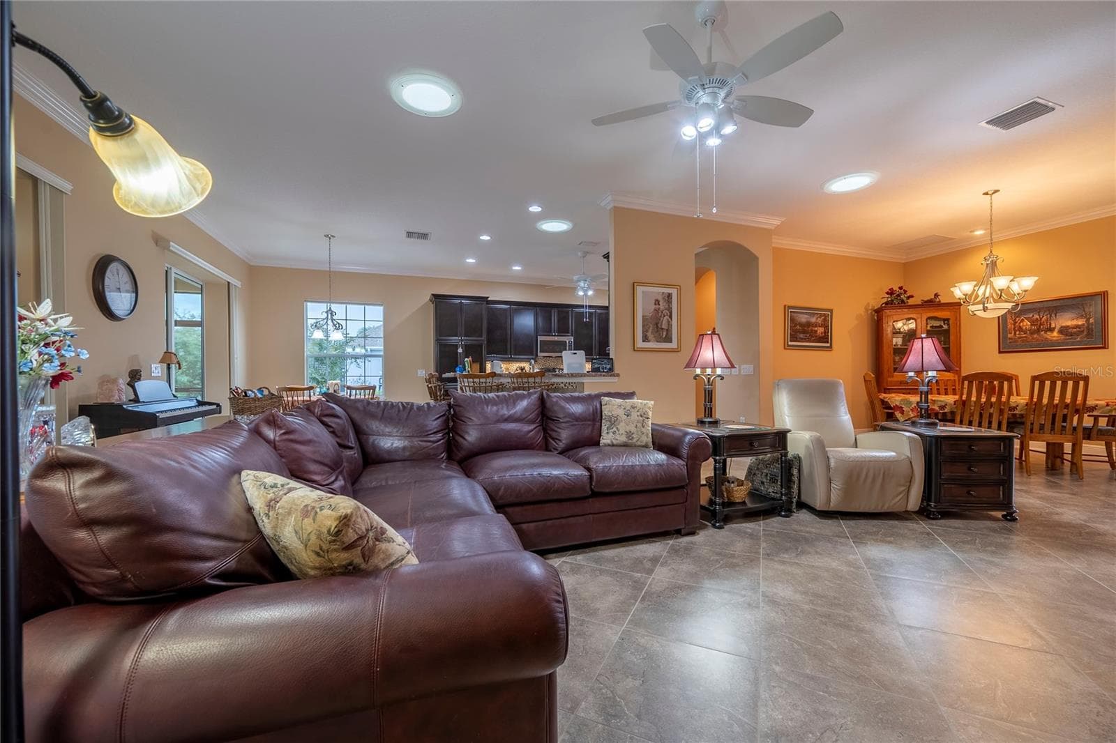 Living Room - 2835 CEDAR GROVE LOOP, THE VILLAGES