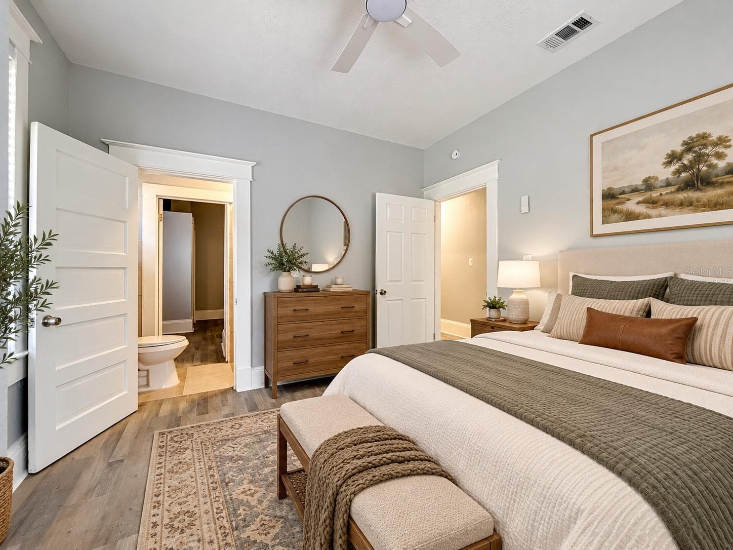 Virtually staged - 2nd Bedroom with access to Jack and Jill bathroom - 509 27TH AVE S, ST PETERSBURG